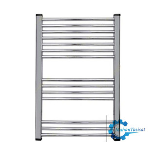 حوله خشک کن استیل 13 لول 50 ×80 کروم مات ایران رویال