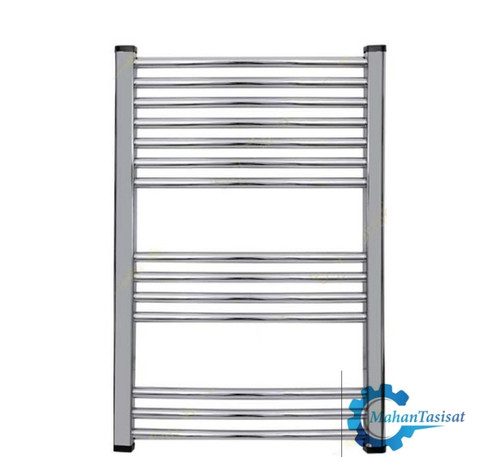 حوله خشک کن استیل 13 لول 50 ×80 کروم مات ایران رویال