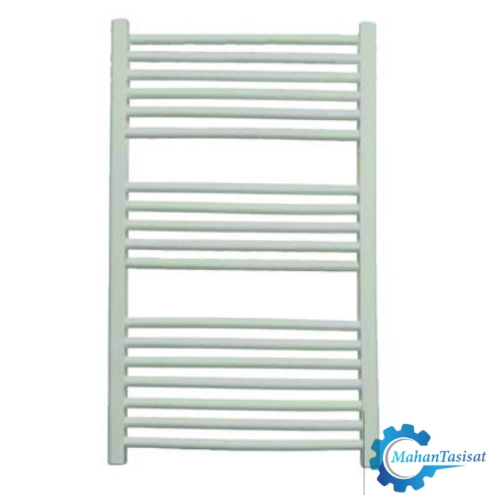 حوله خشک کن استیل 13 لول 50 ×80 سفید ایران رویال