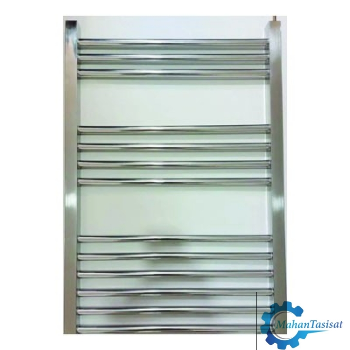 حوله خشک کن استیل 16 لول 50 ×100 کروم مات ایران رویال
