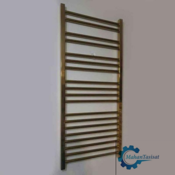 حوله خشک کن استیل 20 لول 50 ×120طلایی براق ایران رویال