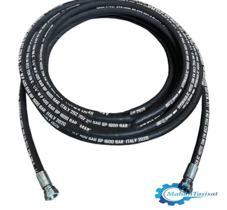 شلنگ کارواش صنعتی ۲۰متری ۳۳۰بار ۵/۱۶ دولاسیم